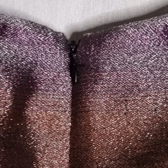 Laundry By Shelli Segall Dress Women's 2 Multi Color Metallic Formal Futuristic - Picture 7 of 10